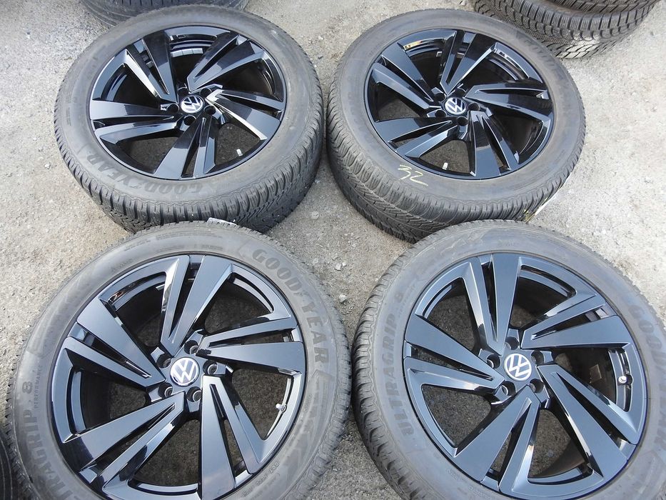 4xAlu VW 20'' 5x112 9J ET33  AUDI Q7 Q8 760 Oryginał Super stan TPMS