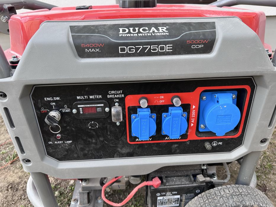 Генератор бензиновий Ducar DG7750E