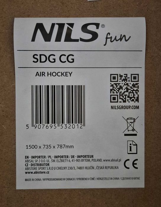 Stół do cymbergaja NILS Fun SDG CG