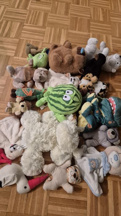 Pluszaki. Kilkanaście sztuk.