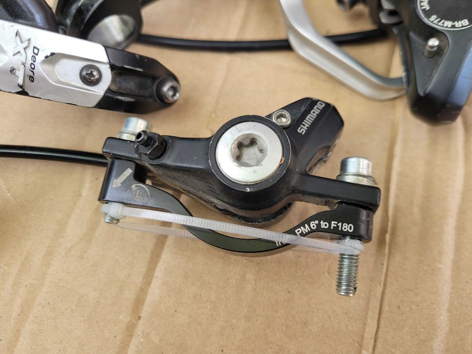Komplet hamulców Shimano Deore XT BL-M775 BR-M775 Przód + Tył MTB XC