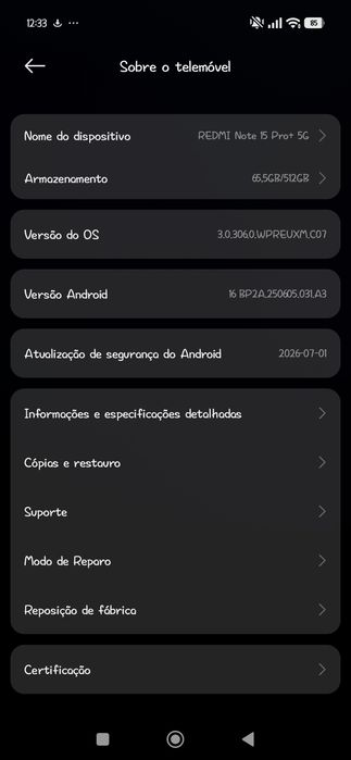 Redmi note 15 pro plus 5g de 512gbs EM EXCELENTE ESTADO