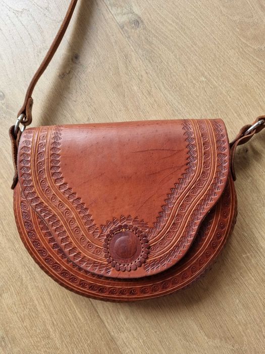 Damska torebka skórzana z Meksyku