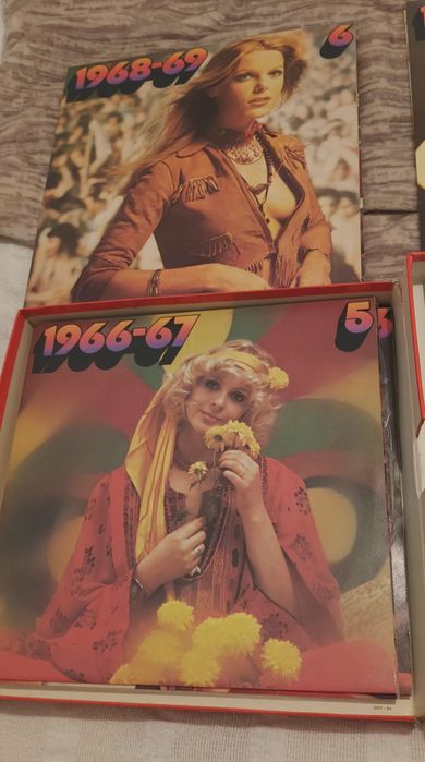 Coleção 8 discos vinil vintage Golden Hit Parade
