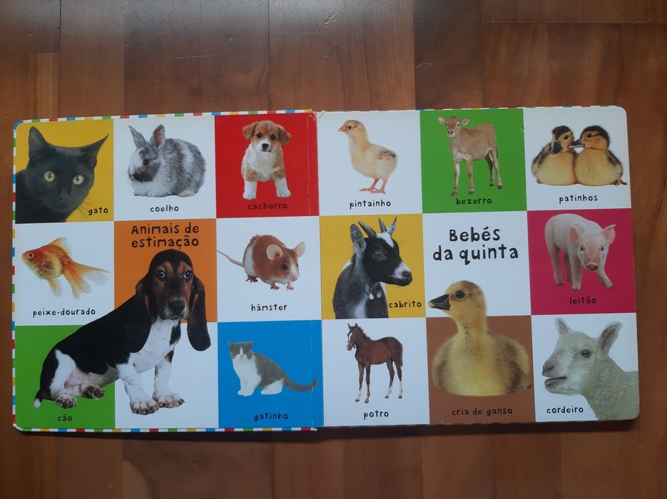 Livro "os meus 100 primeiros animais"