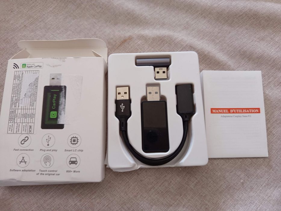 adaptador sem fios para Apple CarPlay