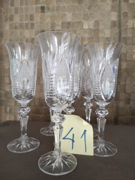 6 copos cristal - Champagne