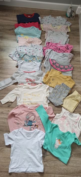 Duża paka ciuchów rozmiar 86