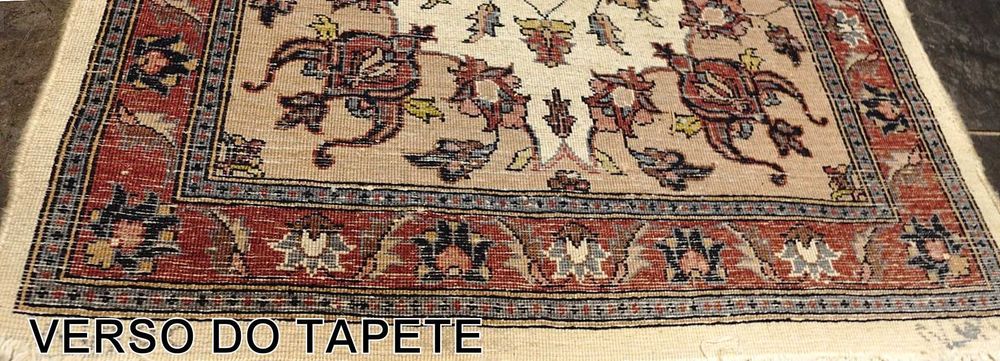 Tapete Persa GHOUM (Passadeira), elaborado manualmente em Lã sobre Algodão, 194cm x 94cm