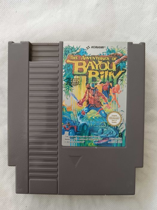 The Adventures of Bayou Billy [NES, 1988] Loose With Nintendo Cover