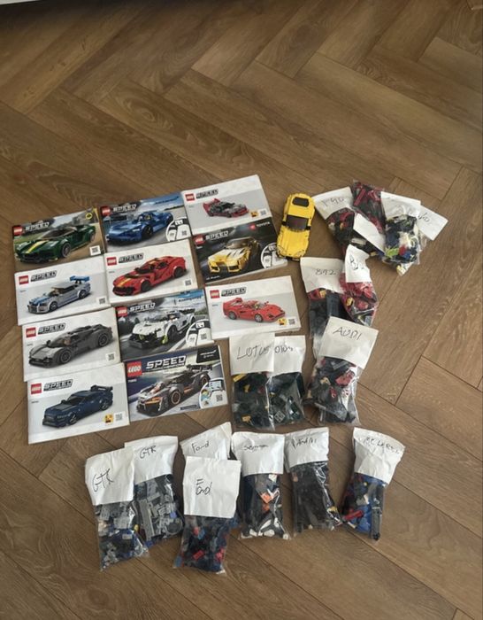 Lego speed champions supra ferrari lotus ford f40 Nissan Audi 76934