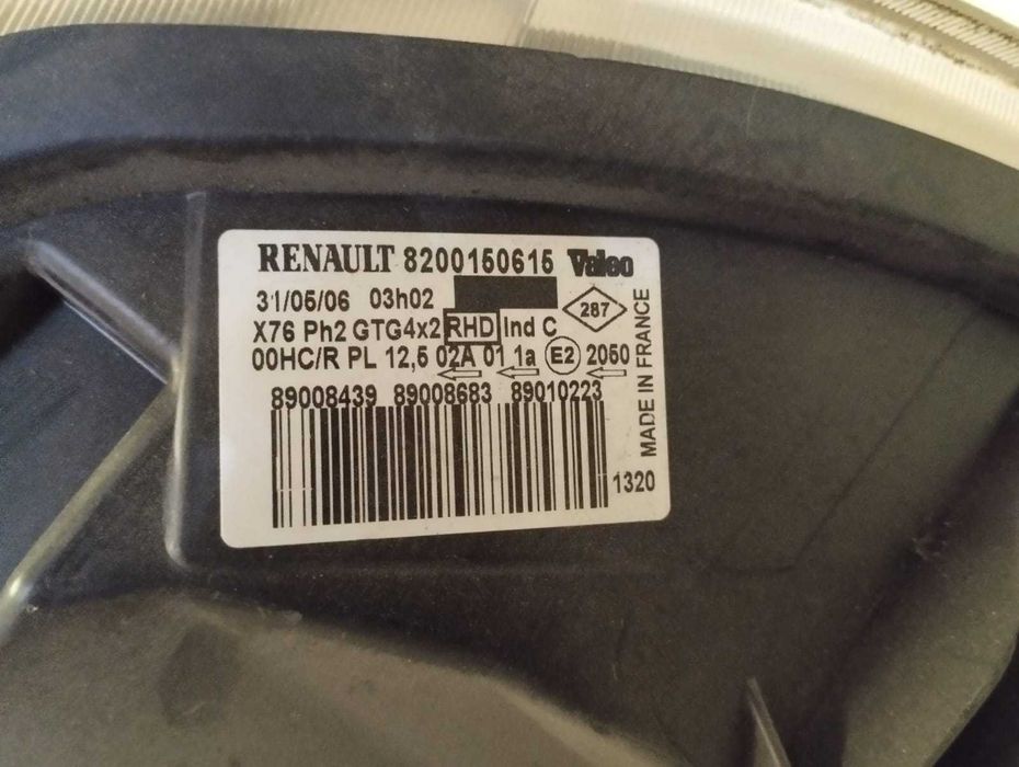 Ótica Esq RENAULT KANGOO (KC0/1) 97-