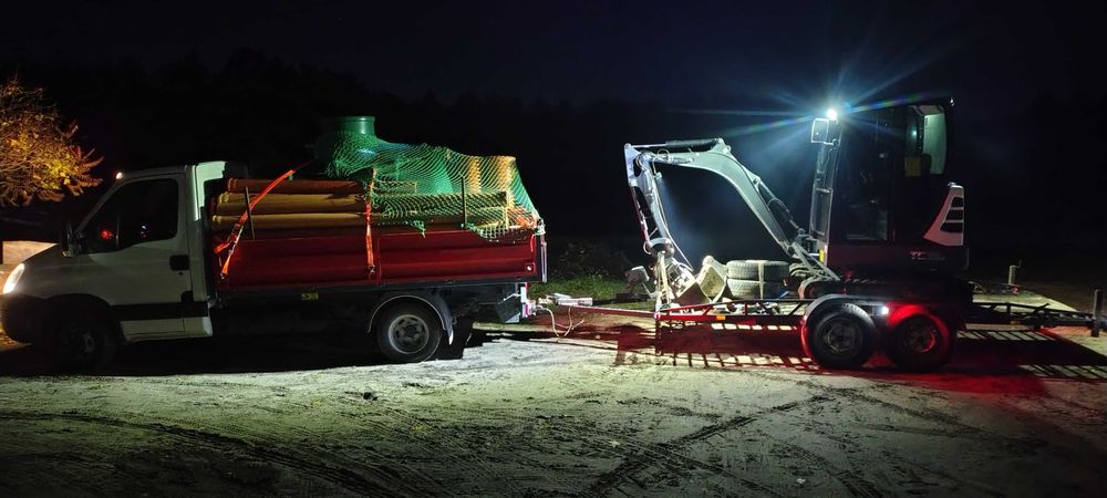 Przydomowe Oczyszczalnie Ścieków/ Usługi Minikoparką