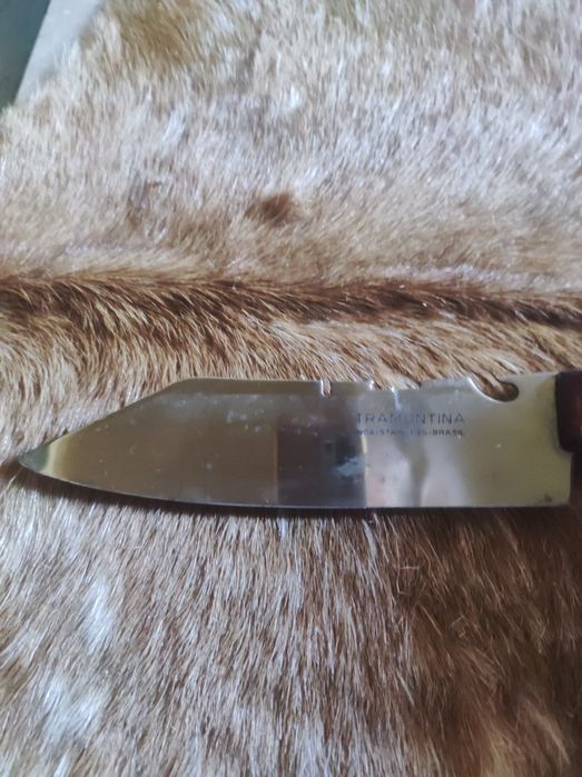 Faca Tramontina cabo  de madeira
