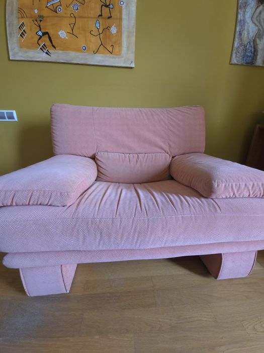 Sofás em courtisane salmão