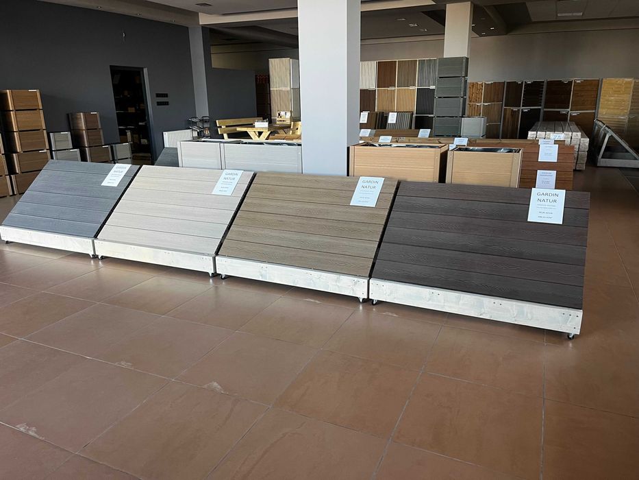 Kompozyt/ drewno konstrukcyjne C24,KVH,BSH/aluminium/deski elewacyjne