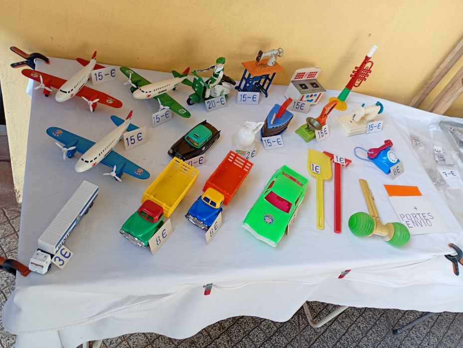 Brinquedos plásticos portugueses vários fabricantes