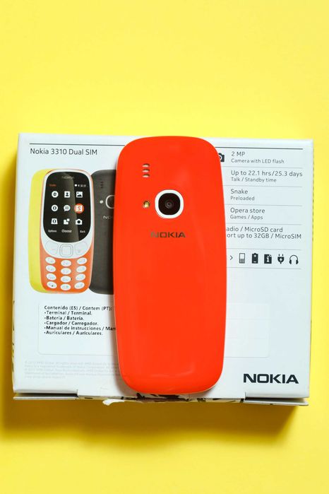 Telemóvel NOKIA 3310 (2.4'' - 2G - Laranja)