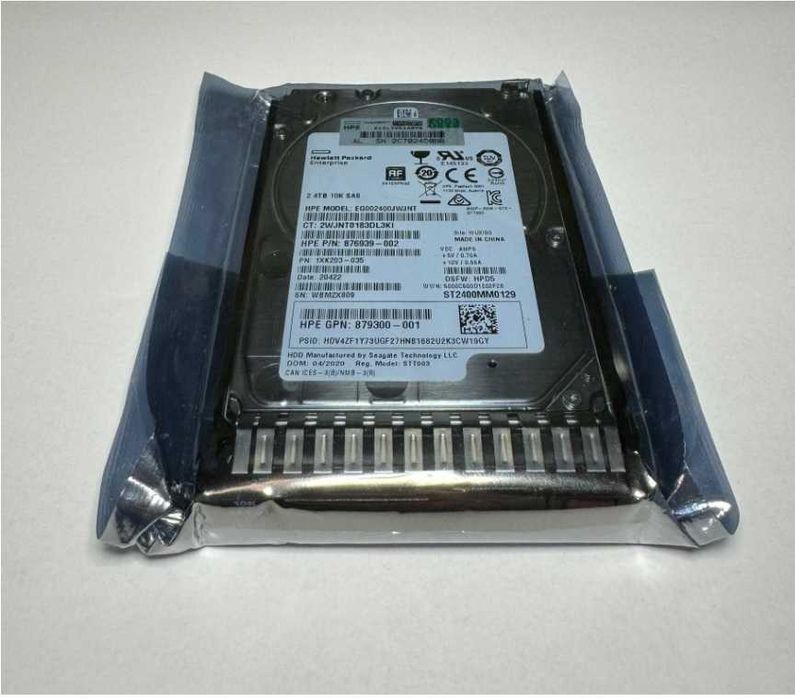 Dysk serwerowy HPE 2,4TB SAS 12G nowy
