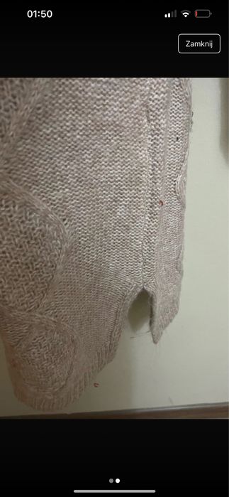 Sweter damski oversize
