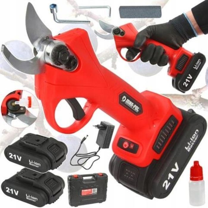 Sekator Akumulatorowy 21V cięcie do 30mm nożyce bezprzewodowe