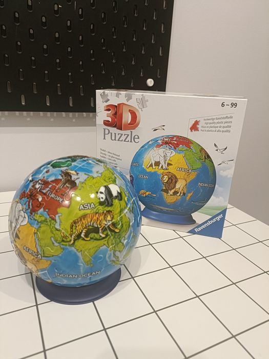 Globus dla dzieci 3D Ravensburger 72 elementy
