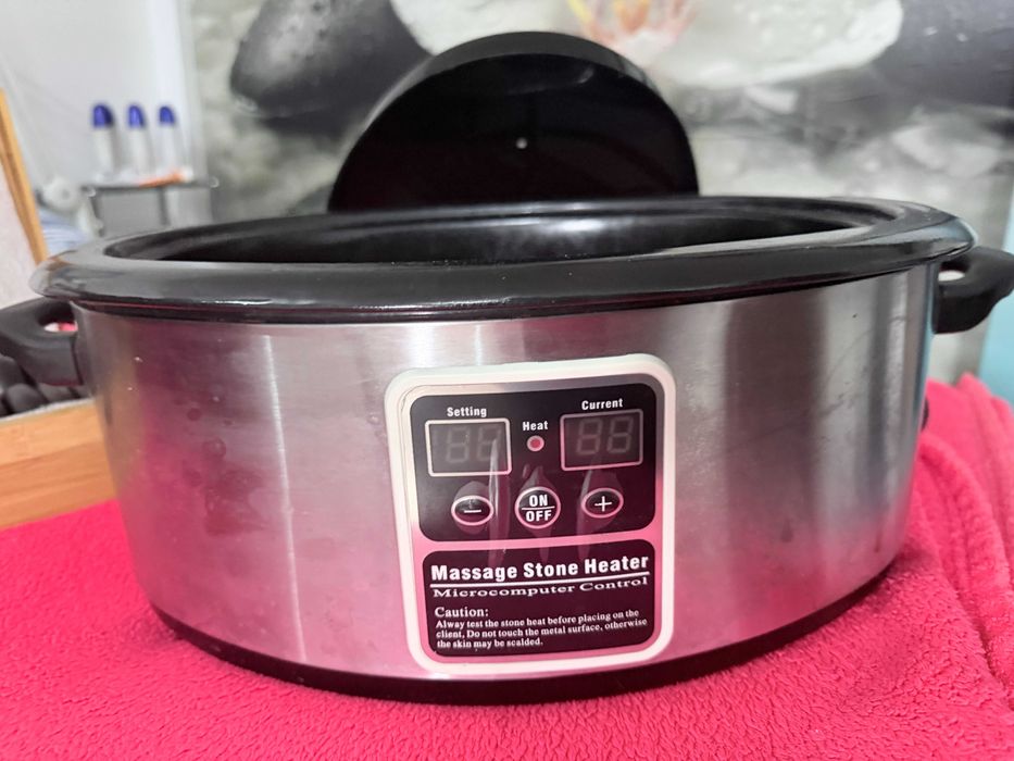 Panela de pedras quentes + pedras