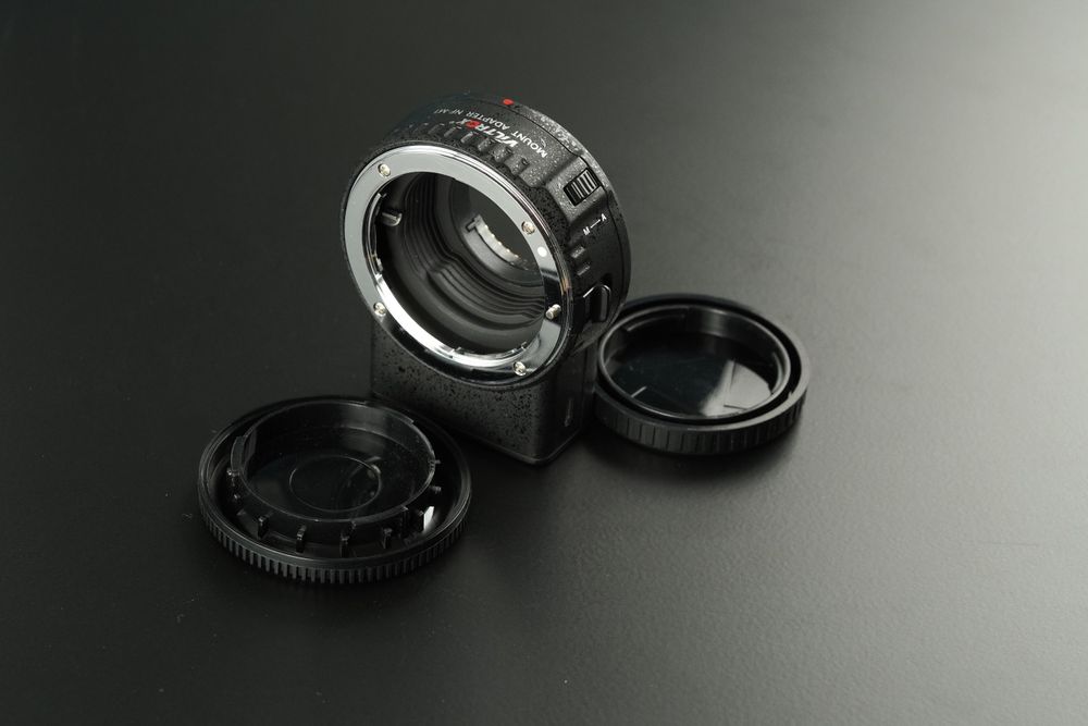 Vilrtrox Mount Adapter NF-M1, obiektywy Nikon na aparat Olympus Lumix