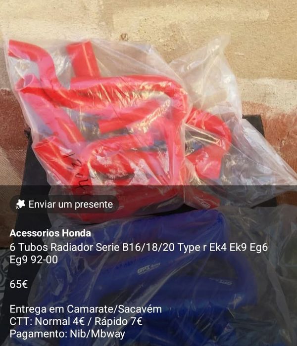 Acessorios Honda eg ej ek crx mb ef etc