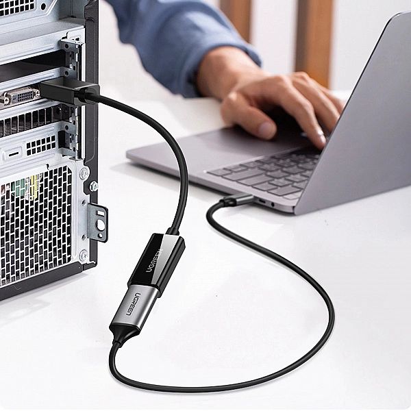 Adapter Ugreen MM137, 40363 DisplayPort (męski) do HDMI (żeński) 4K /