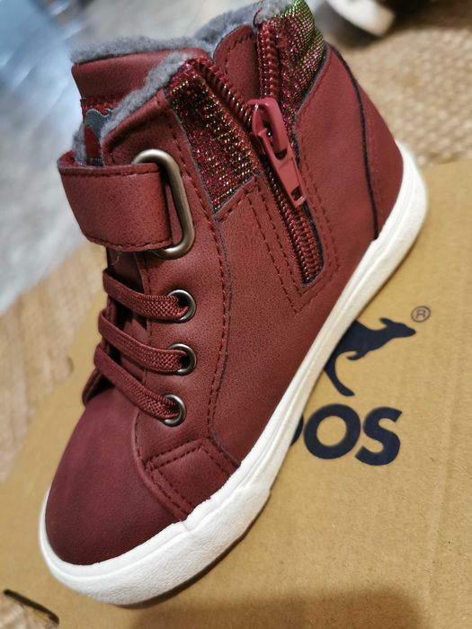 Ciepłe zimowe sneakersy Kangaroos 25 nowe