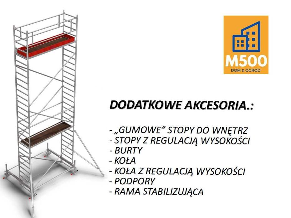 Wypożyczę RUSZTOWANIE aluminiowe 7m Krause wynajem