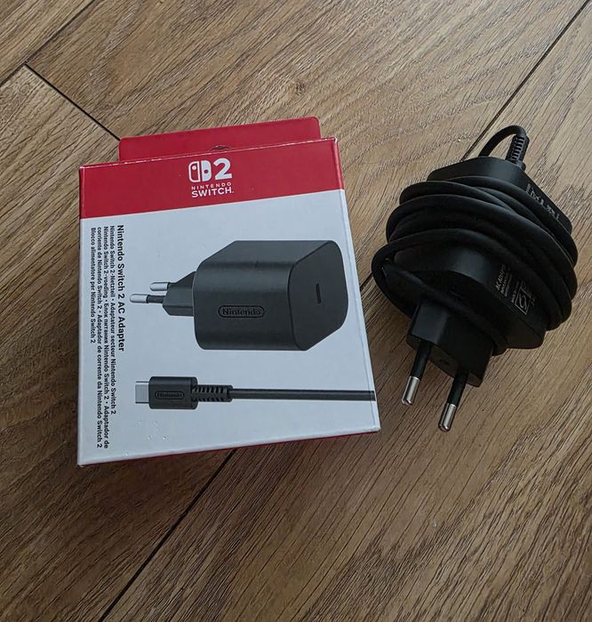 AC ADAPTER -  oryginalna ładowarka sieciowa Nintendo Switch 2