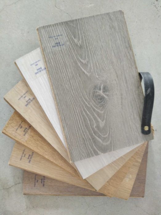 Mostruários / amostras de pavimento flutuante