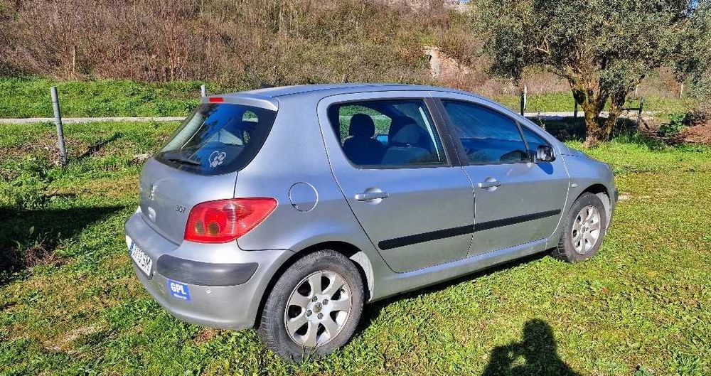 Peugeot 307 a gasolina e GPL.