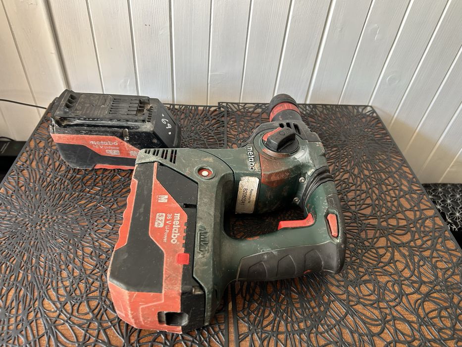 Młotowiertarka Metabo KHA-36LTX Mocny/2x Aku 5.2ah/Konkret/Wys!