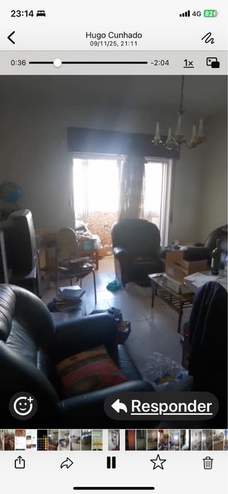 Dois sofas em pele bom estado