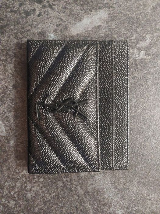 Card holder ysl czarny