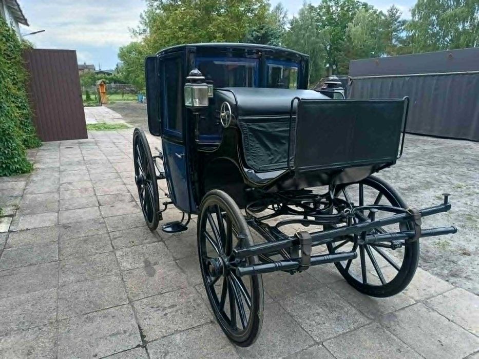 Kareta Coupe Zabytkowa Bryczka Konna Powóz