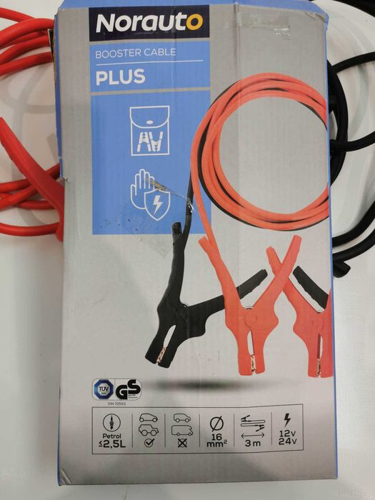 Przewody kable rozruchowe 16mm 2x3m BENZYNA