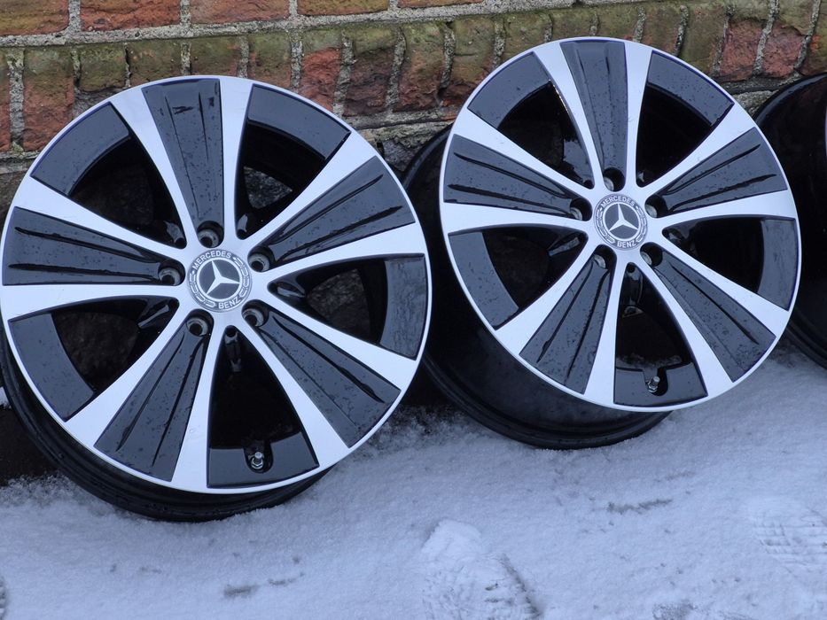 Alufelgi Mercedes 18" asymetryczne 5x112 oryginalne Gratis czujniki!