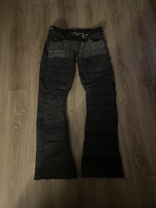 Кастомні джинси в стилі Scab / Distressed Denim (2 шари)