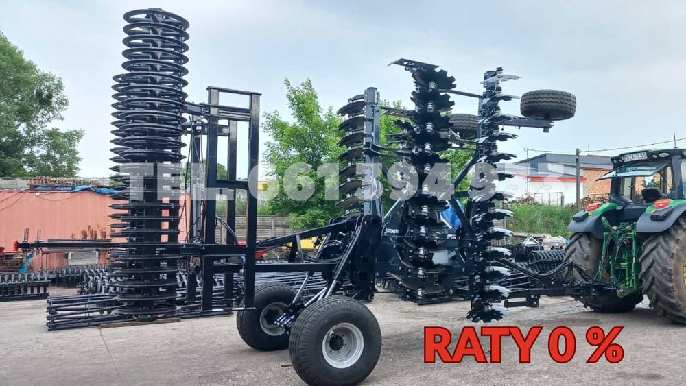 brona talerzowa hydrauliczna JANPOL SHREK 4-6m 560 talerz daszek 600!! RATY 0%