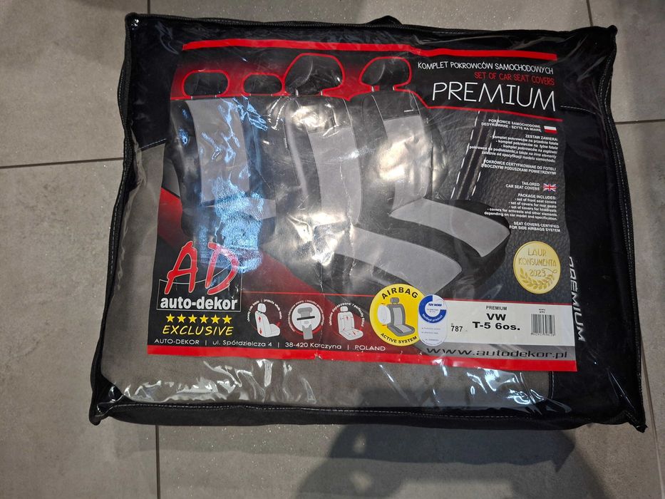 Pokrowce do VW Transporter T5 (Fotel + kanapa)