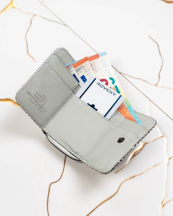 mały portfel damski ze skóry naturalnej - lorenti