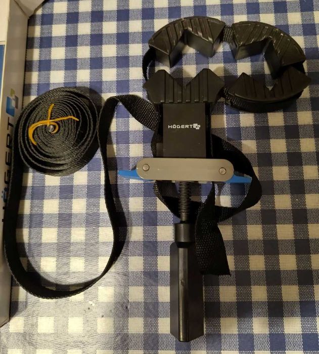 Ścisk stolarski taśmowy 4 metry ABS Hogert technik