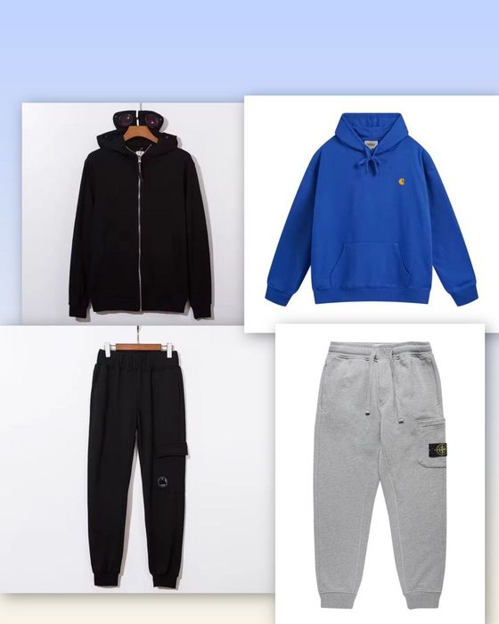 Чоловіча толстовка з капюшоном Carhartt WIP American Script, синього к