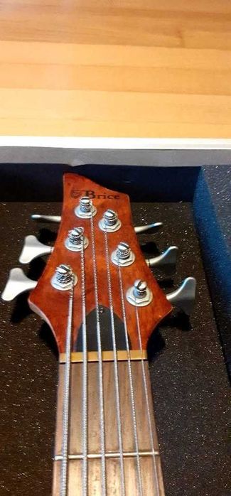 Baixo Brice Bass Defiant 6 Cordas + Case | Excelente Estado - *PREÇO FIXO*