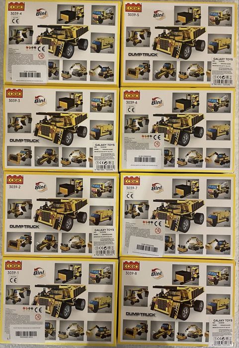 Klocki Cogo 3039 „Budowa” 8in1 846pcs 6+