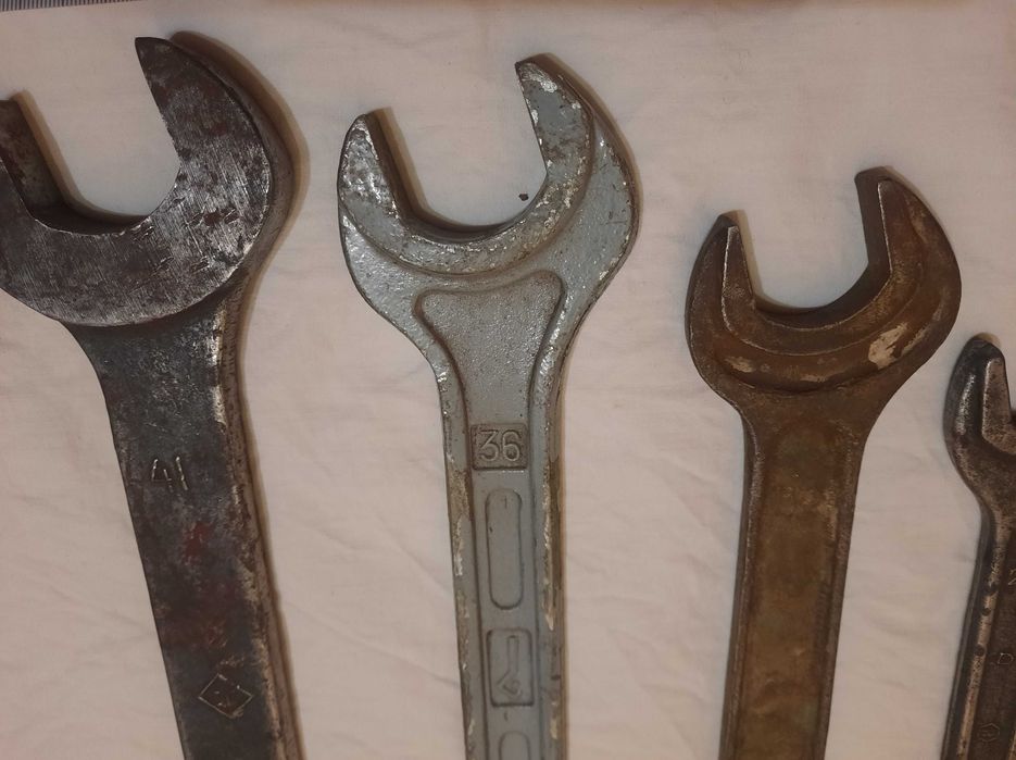 Недорого! Набор гаечных ключей рожковых 18шт, размер 6-46, СССР
